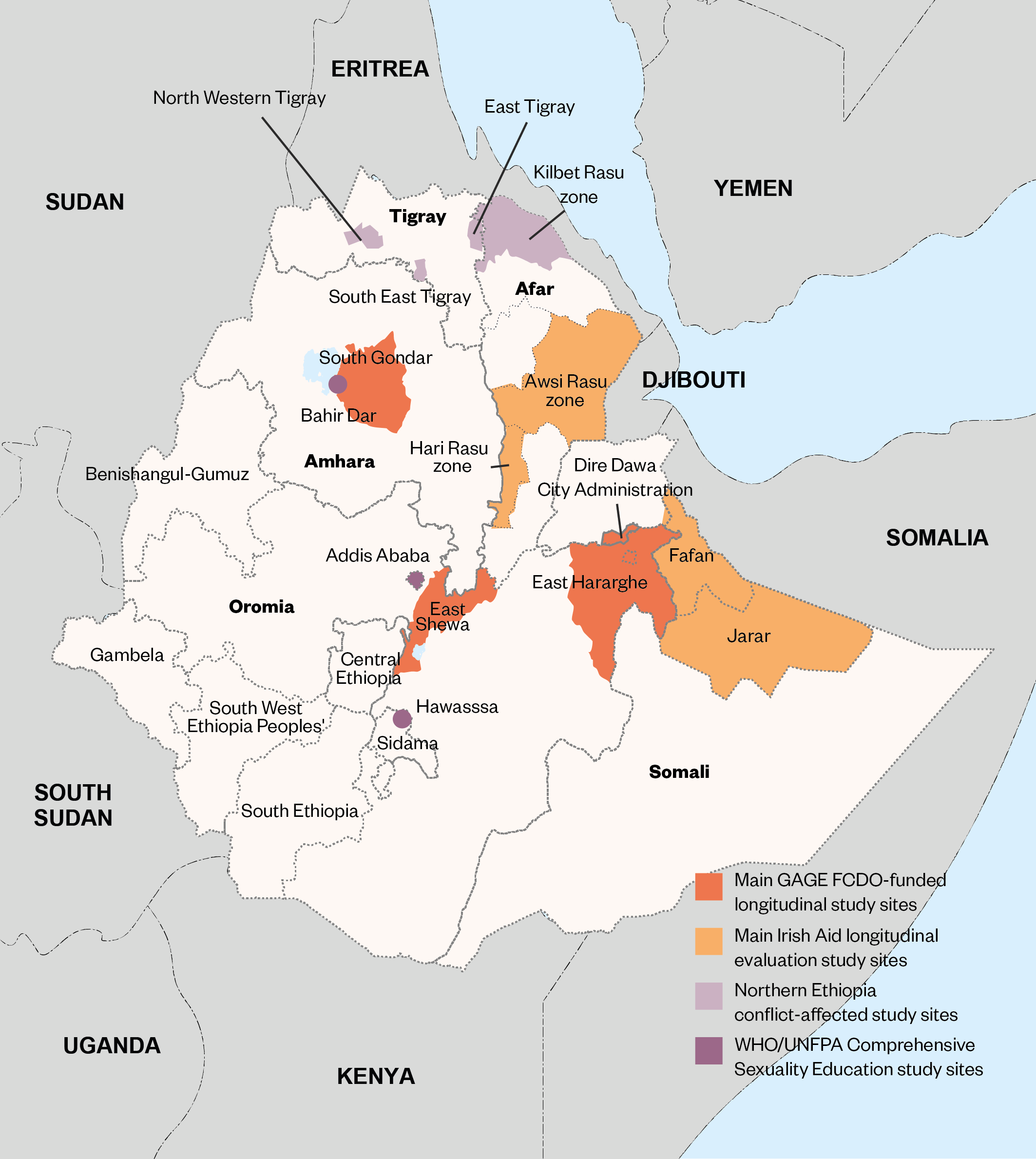 Ethiopia map revised