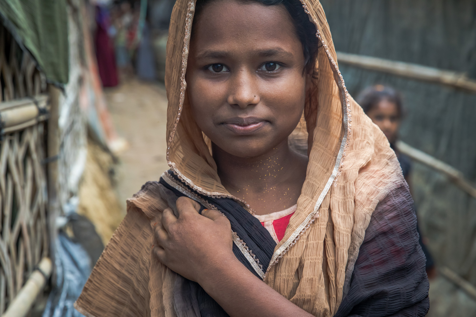 A 16-year-old Rohingya girl in Cox's Bazar, Bangladesh © Nathalie Bertrams/GAGE 2024