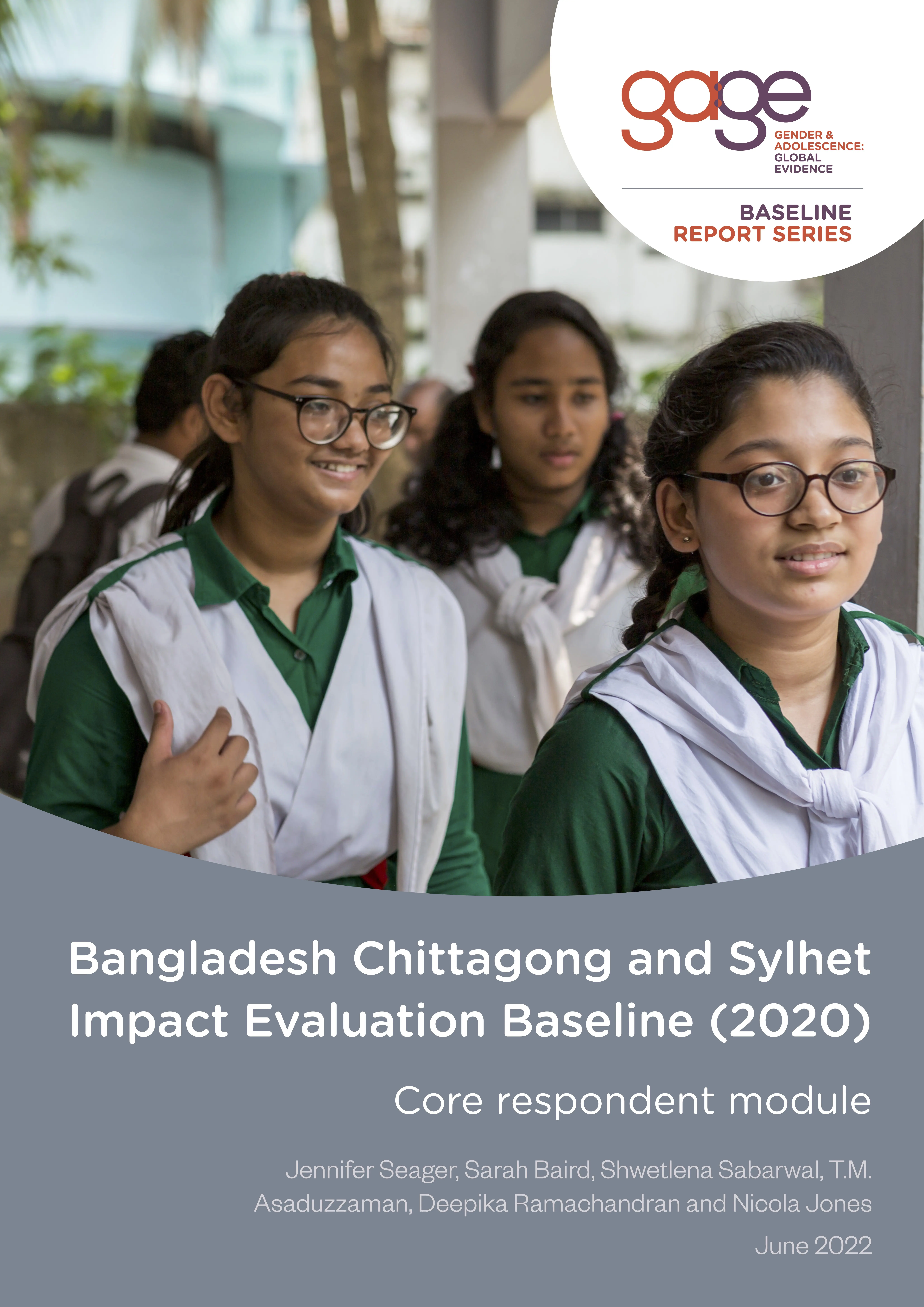 Bangladesh Chittagong and Sylhet impact evaluation baseline_core respondent