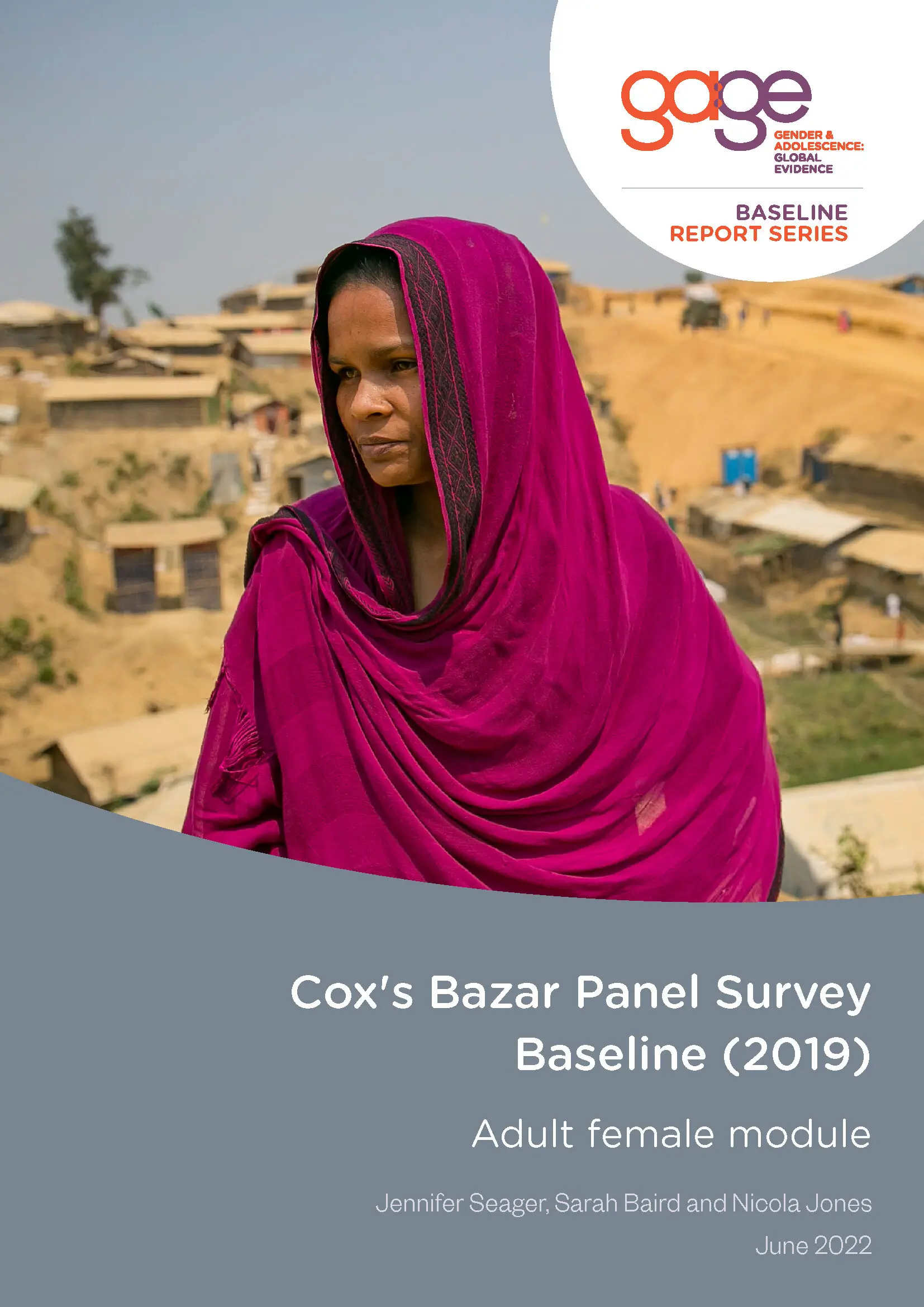 Cox's Bazar Panel Survey Baseline (2019)_Adult female module 1
